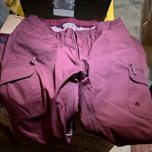 Burton Women's Burgundy Cargo Pants